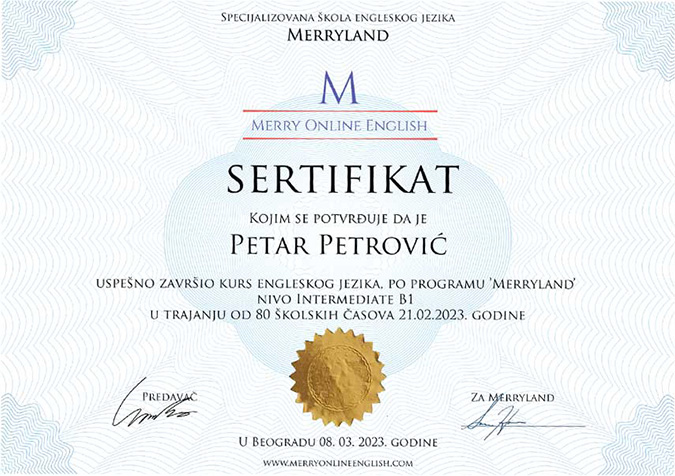 https://www.merryonlineenglish.com centar za engleski i prevođenje